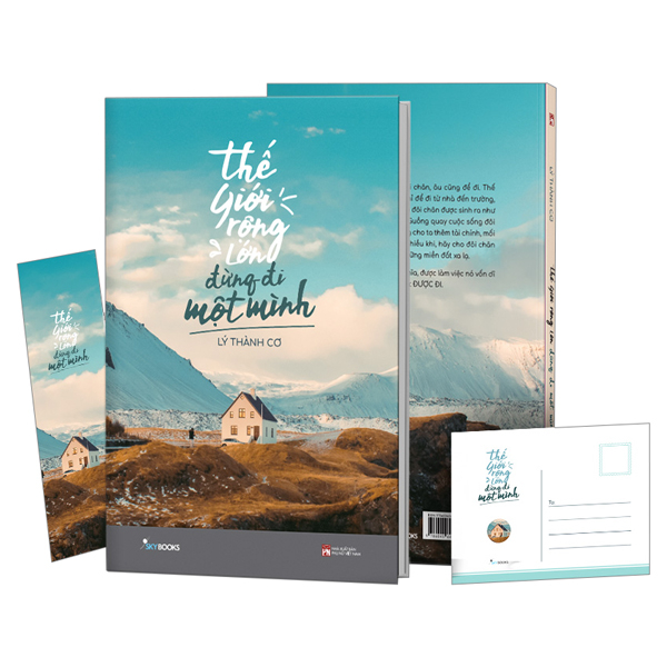 thế giới rộng lớn đừng đi một mình - tặng kèm bookmark + postcard