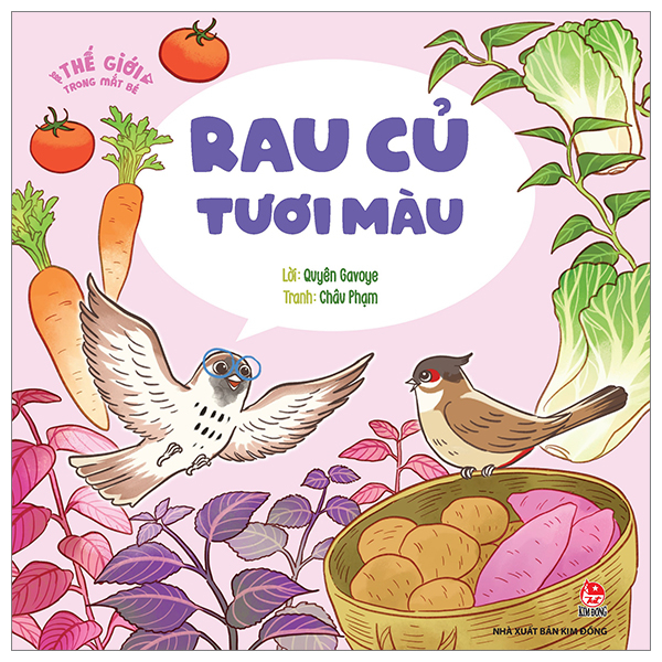 thế giới trong mắt bé - rau củ tươi màu