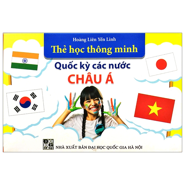 thẻ học thông minh - quốc kỳ các nước châu á