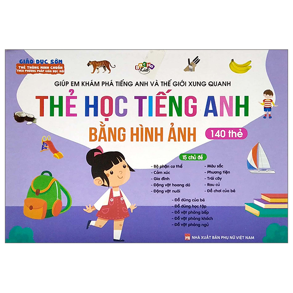 thẻ học tiếng anh bằng hình ảnh (140 thẻ)