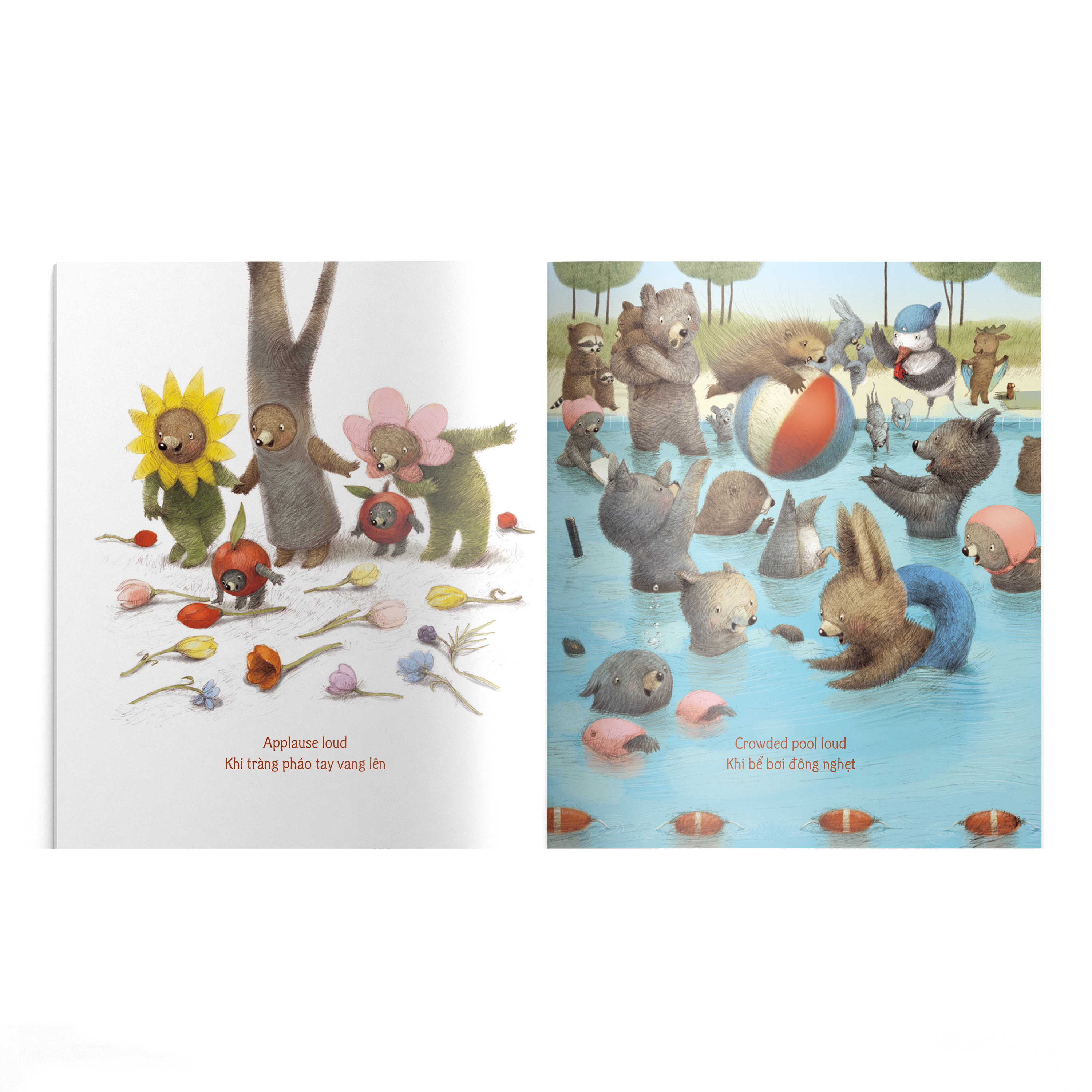 the loud book - khoảnh khắc náo nhiệt - song ngữ anh-việt - Ảnh 6