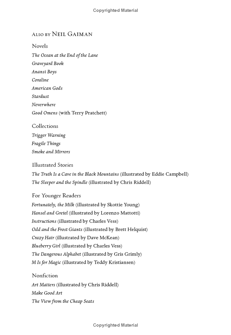 the neil gaiman reader: selected fiction - Ảnh 6