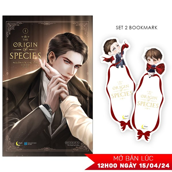 the origin of species - nguồn gốc các loài - tập 1 - tặng kèm 2 bookmark bồi cứng