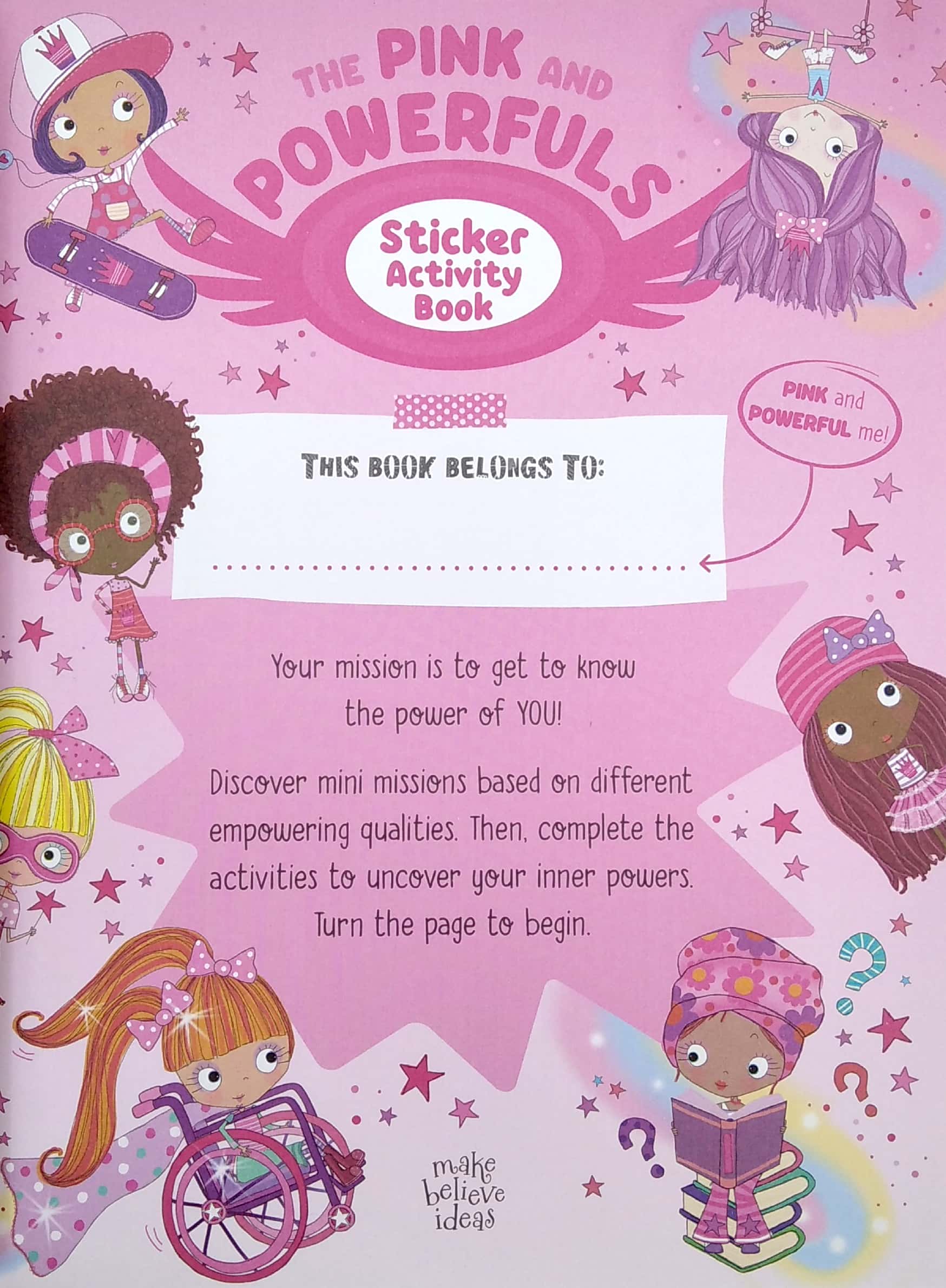 the pink and powerfuls sticker activity books - Ảnh 3