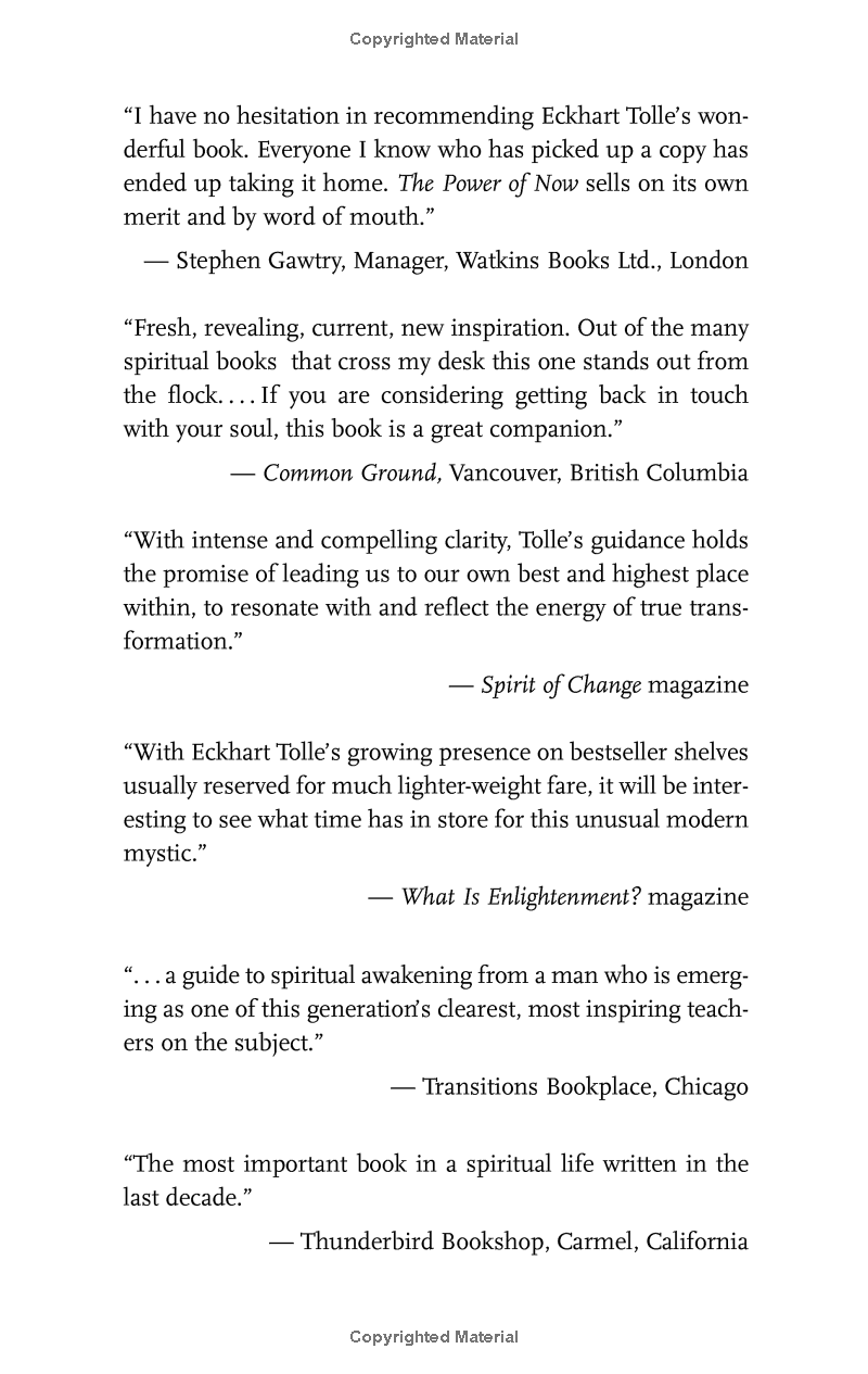 The Power Of Now: A Guide To Spiritual Enlightenment - Ảnh 4