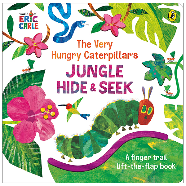 the very hungry caterpillar's jungle hide and seek: a finger trail lift-the-flap book - Ảnh 2