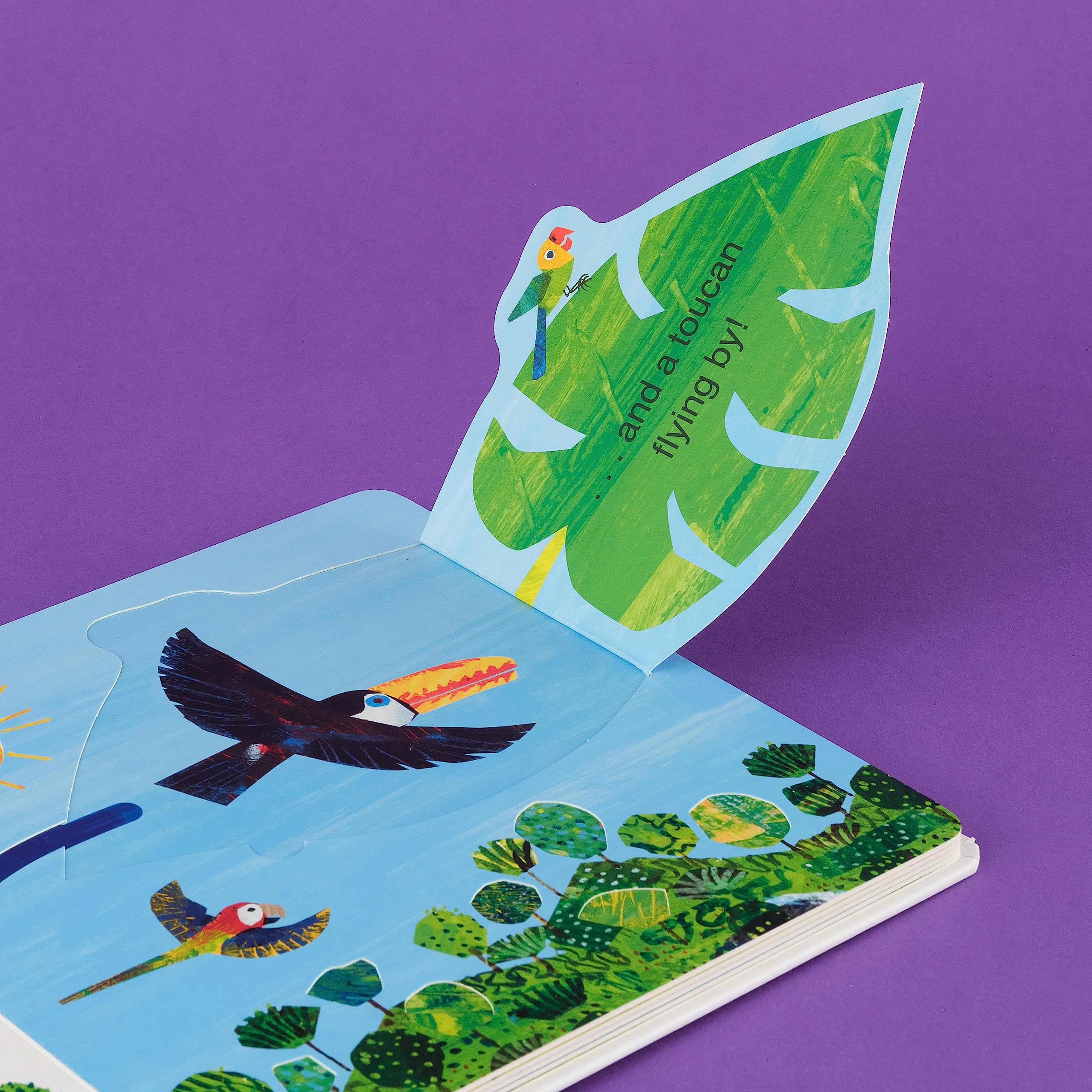 the very hungry caterpillar's jungle hide and seek: a finger trail lift-the-flap book - Ảnh 6