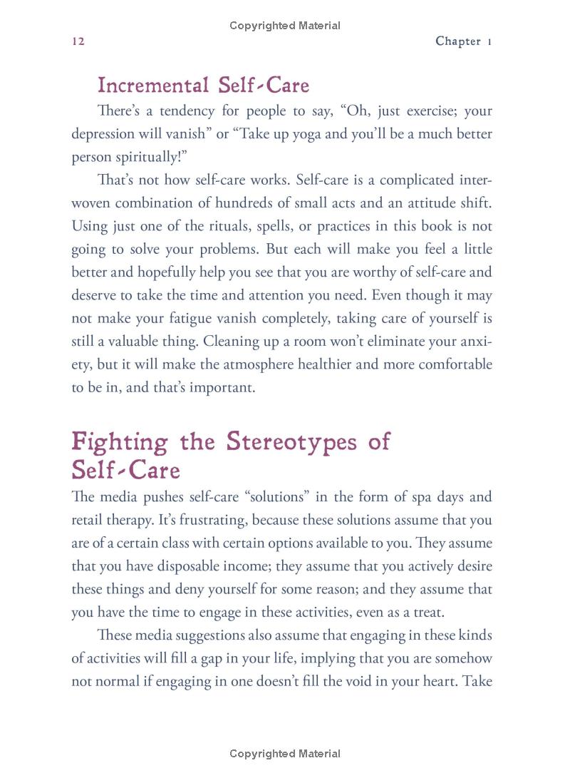 the witch's book of self-care: magical ways to pamper, soothe, and care for your body and spirit - Ảnh 8