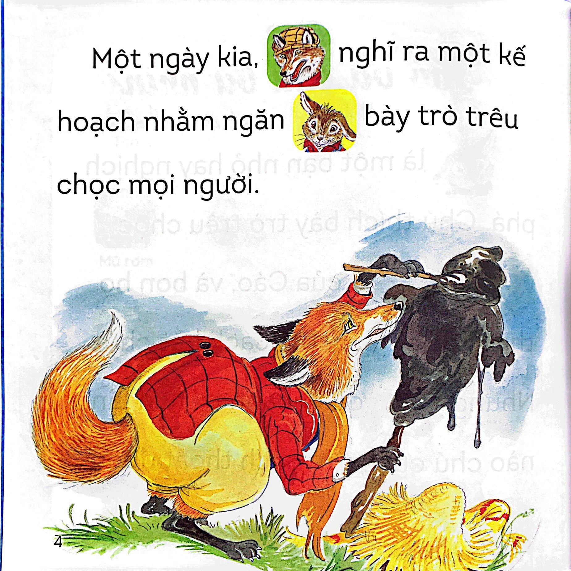 thỏ thông minh và tinh nghịch: thỏ và chú bù nhìn - Ảnh 6