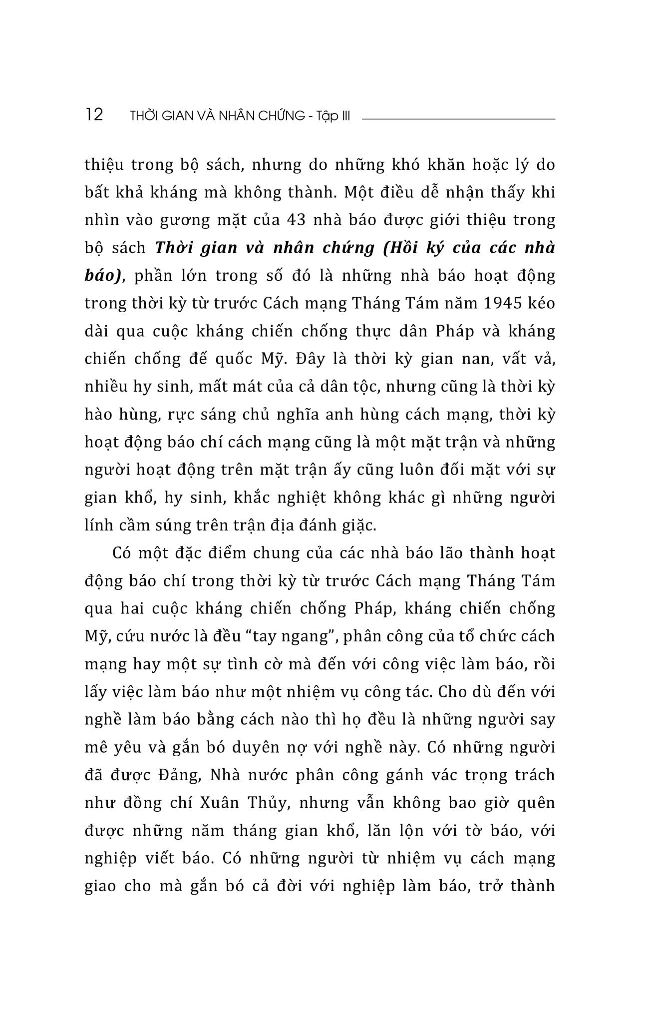 thời gian và nhân chứng - hồi ký của các nhà báo - tập iii - Ảnh 13