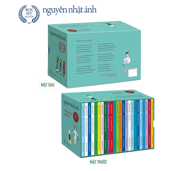 thời thơ ấu dài lâu - nguyễn nhật ánh - boxset 24 cuốn - phiên bản tươi mới