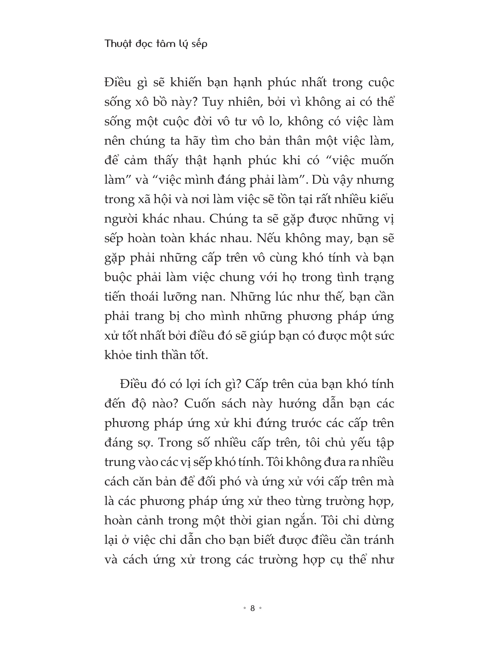 thuật đọc tâm lý sếp - Ảnh 8