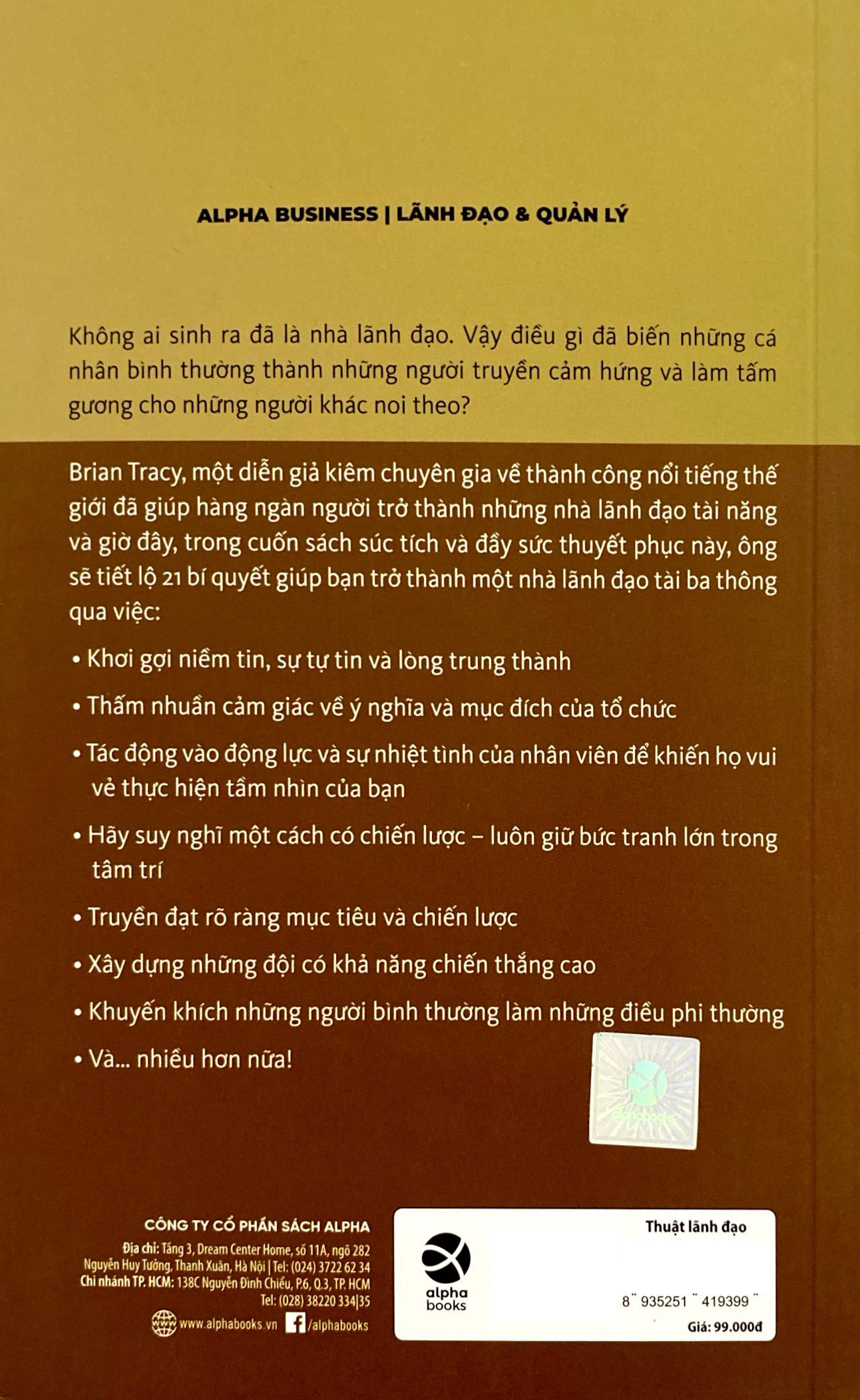 thuật lãnh đạo (tái bản) - Ảnh 10
