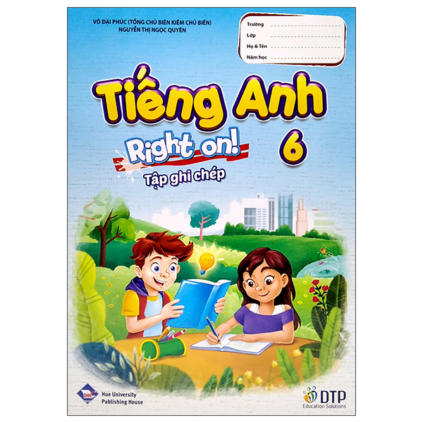 tiếng anh 6 right on! - tập ghi chép