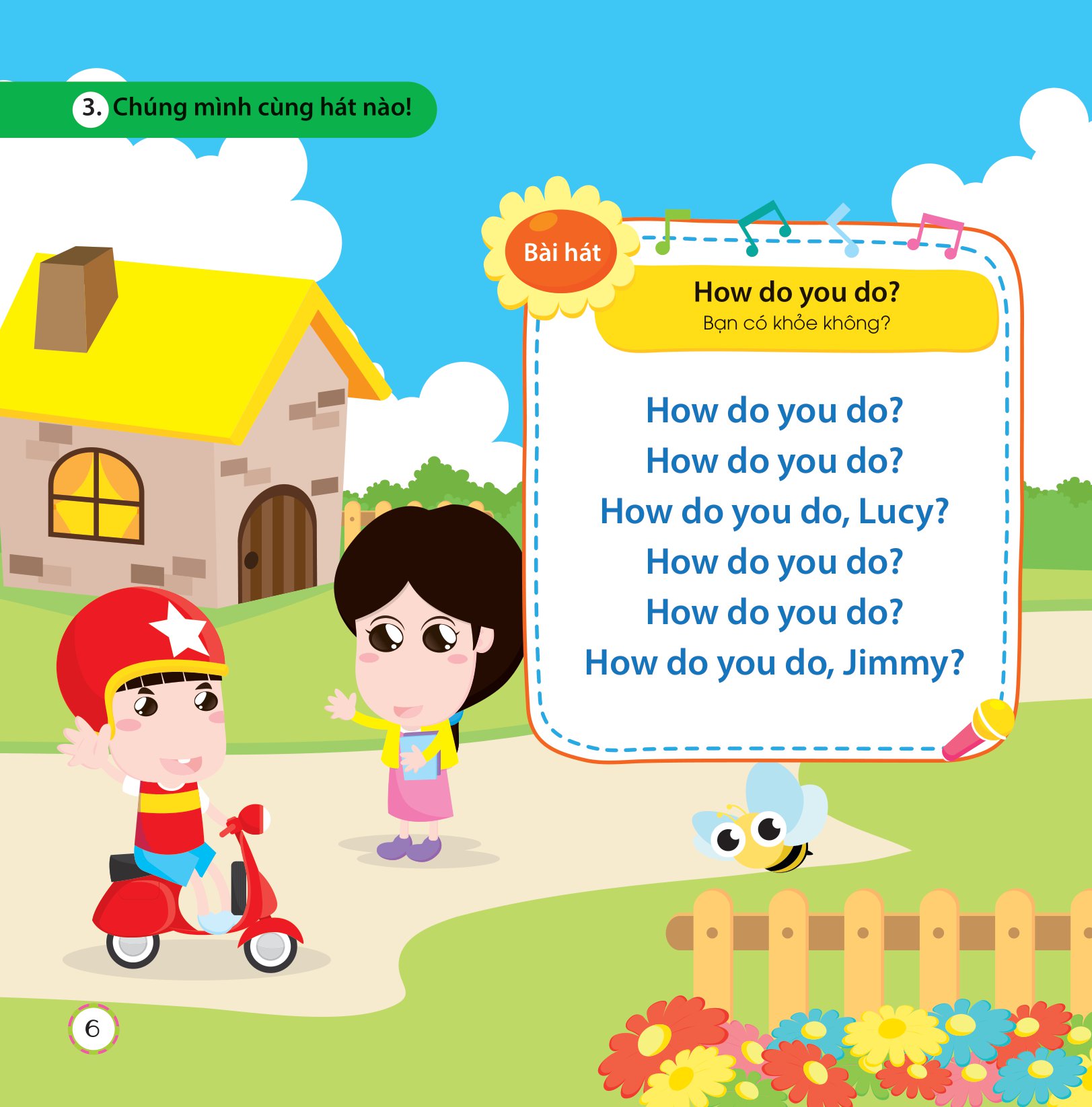 tiếng anh cơ bản cho trẻ em - các mẫu câu giao tiếp - how do you do? - bạn có khỏe không? - Ảnh 7