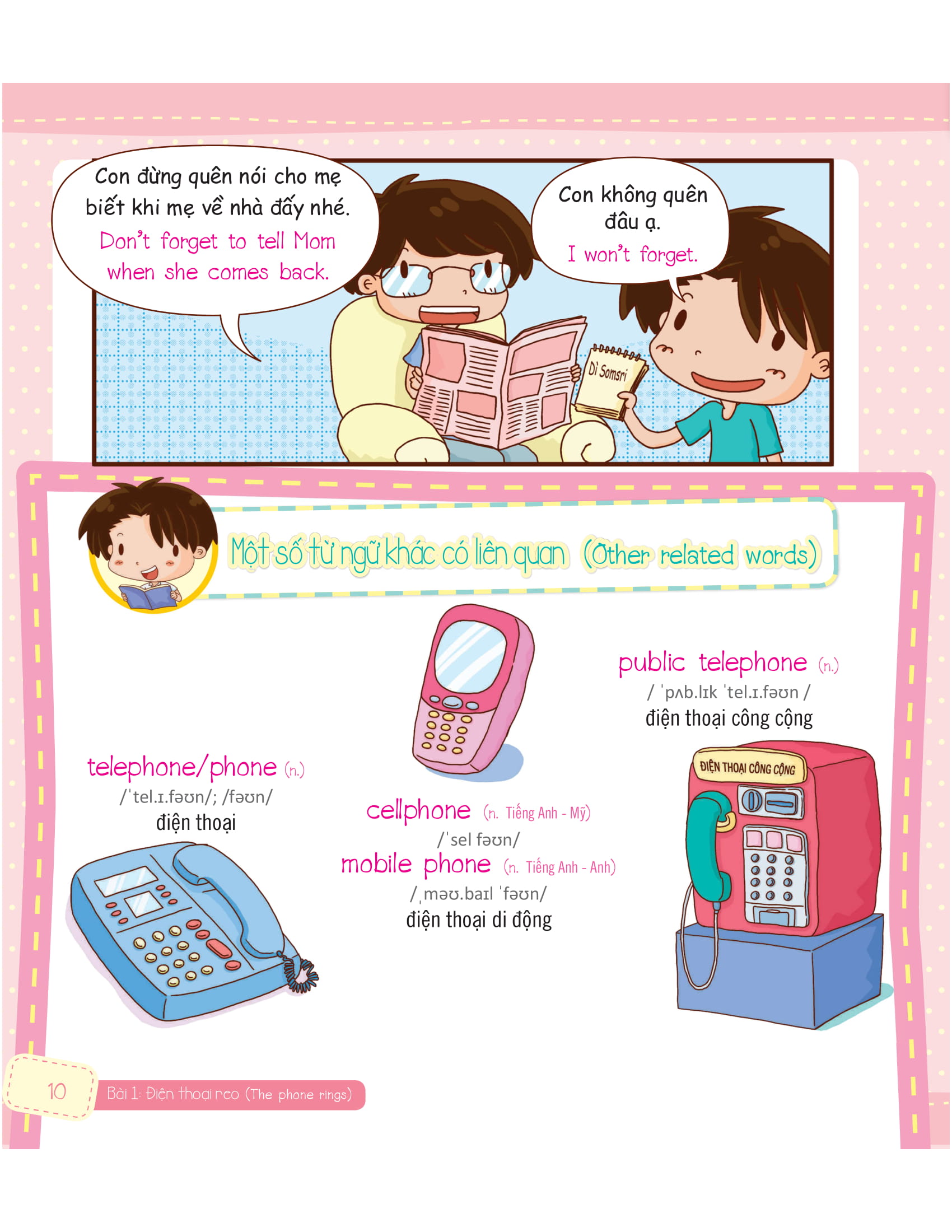 tiếng anh giao tiếp cho trẻ em - familyℹs activities - các hoạt động trong gia đình - Ảnh 16