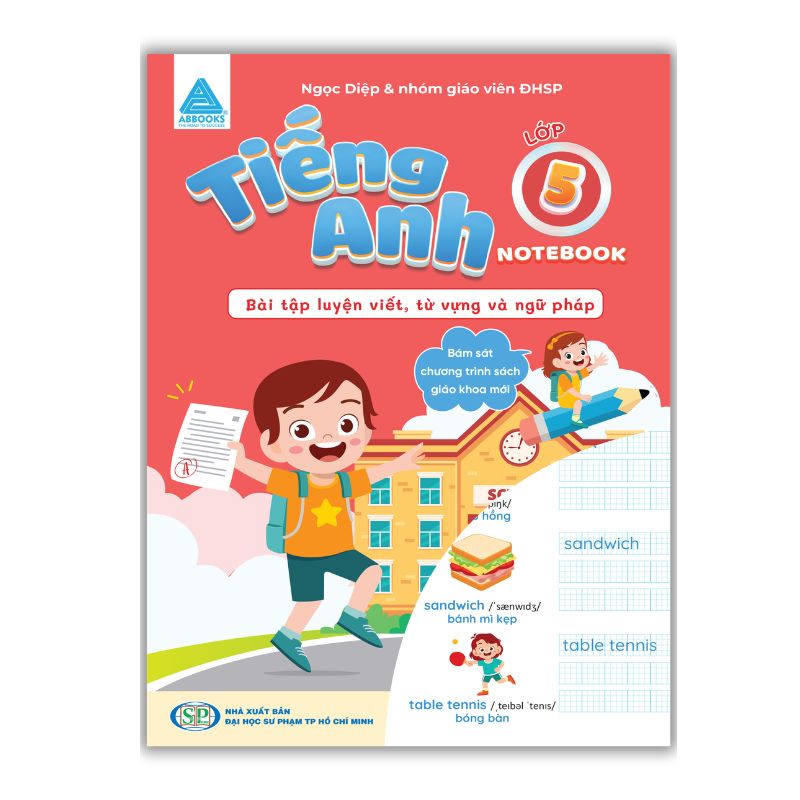 Tiếng Anh Lớp 5 - Notebook - Bài Tập Luyện Viết, Từ Vựng Và Ngữ Pháp - Ảnh 2