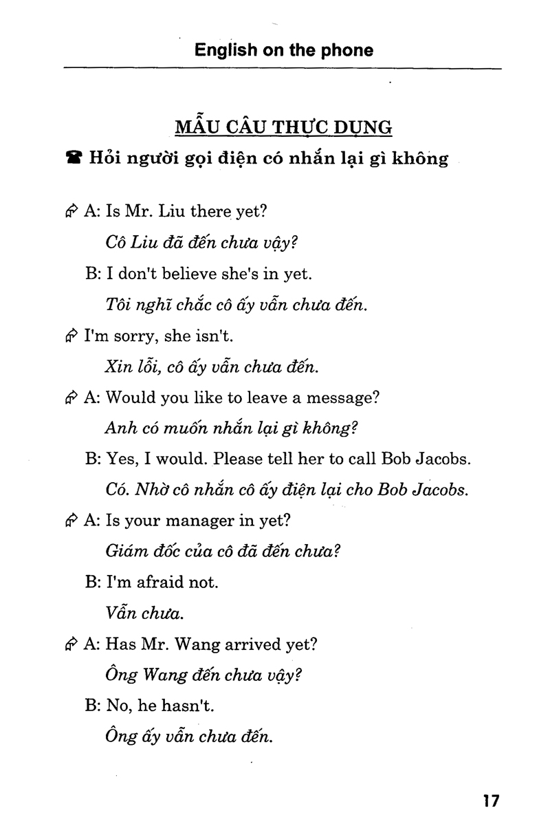 tiếng anh qua điện thoại - kèm cd - Ảnh 14