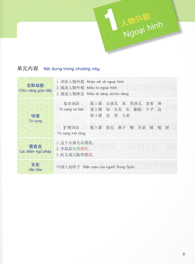 tiếng trung dành cho học sinh trung học - tập 5 - Ảnh 8