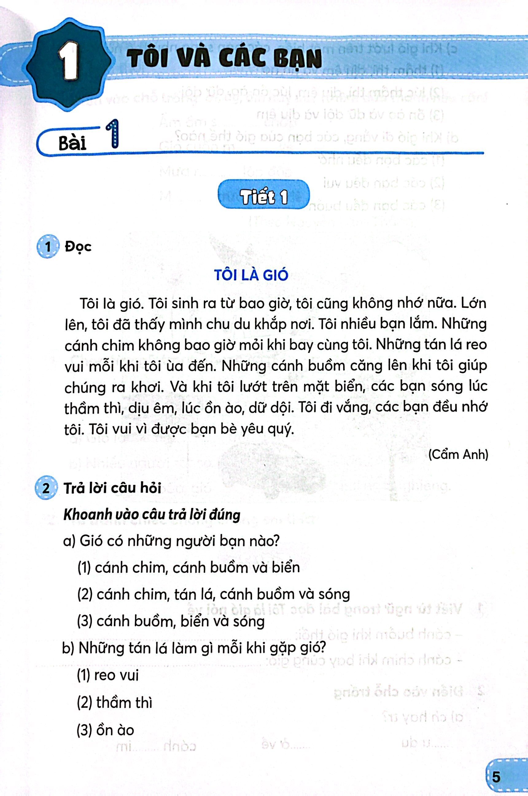 tiếng việt 1 - tập 2 (kết nối) (dành cho buổi học thứ hai) - Ảnh 5