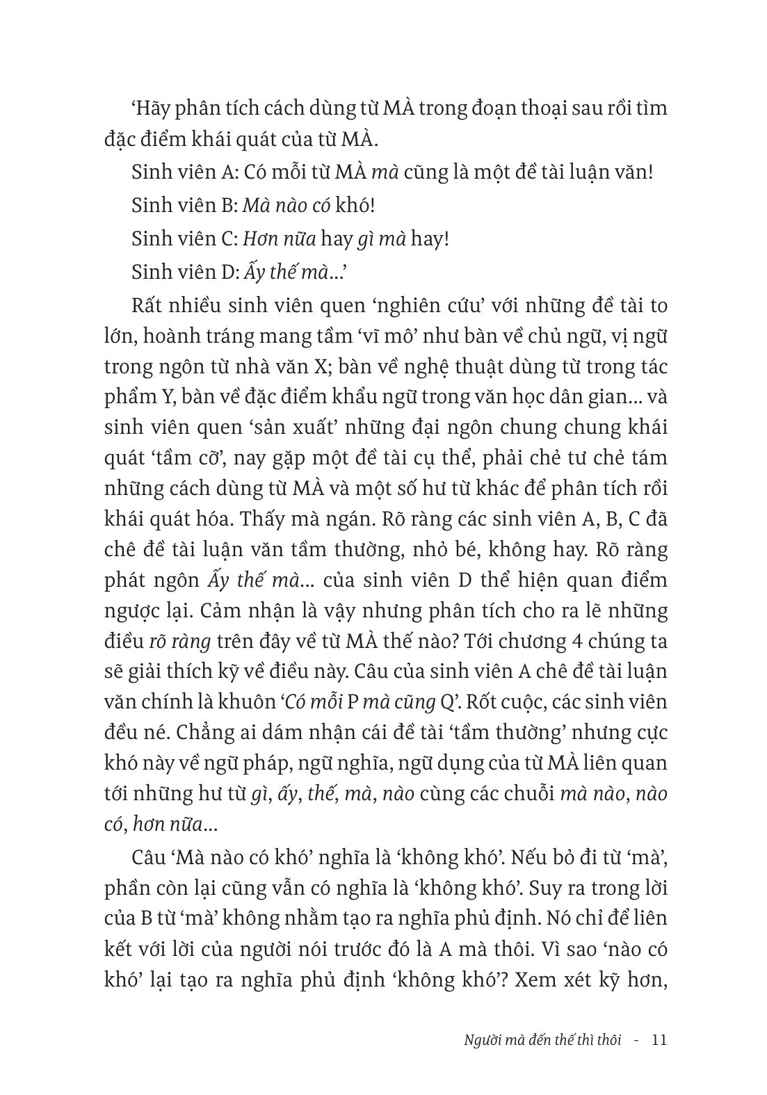 Tiếng Việt Giàu Đẹp - Người Mà Đến Thế Thì Thôi - Logic-Ngữ Nghĩa Từ Hư Tiếng Việt - Ảnh 6