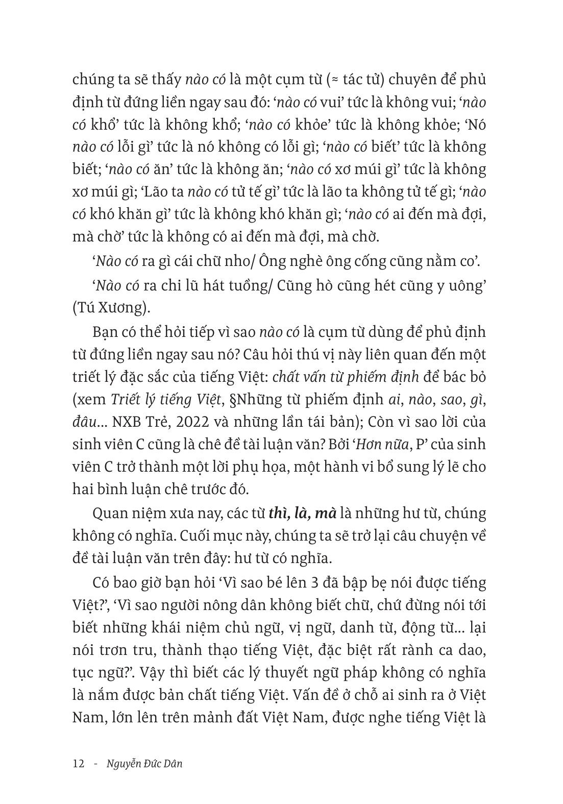 Tiếng Việt Giàu Đẹp - Người Mà Đến Thế Thì Thôi - Logic-Ngữ Nghĩa Từ Hư Tiếng Việt - Ảnh 7