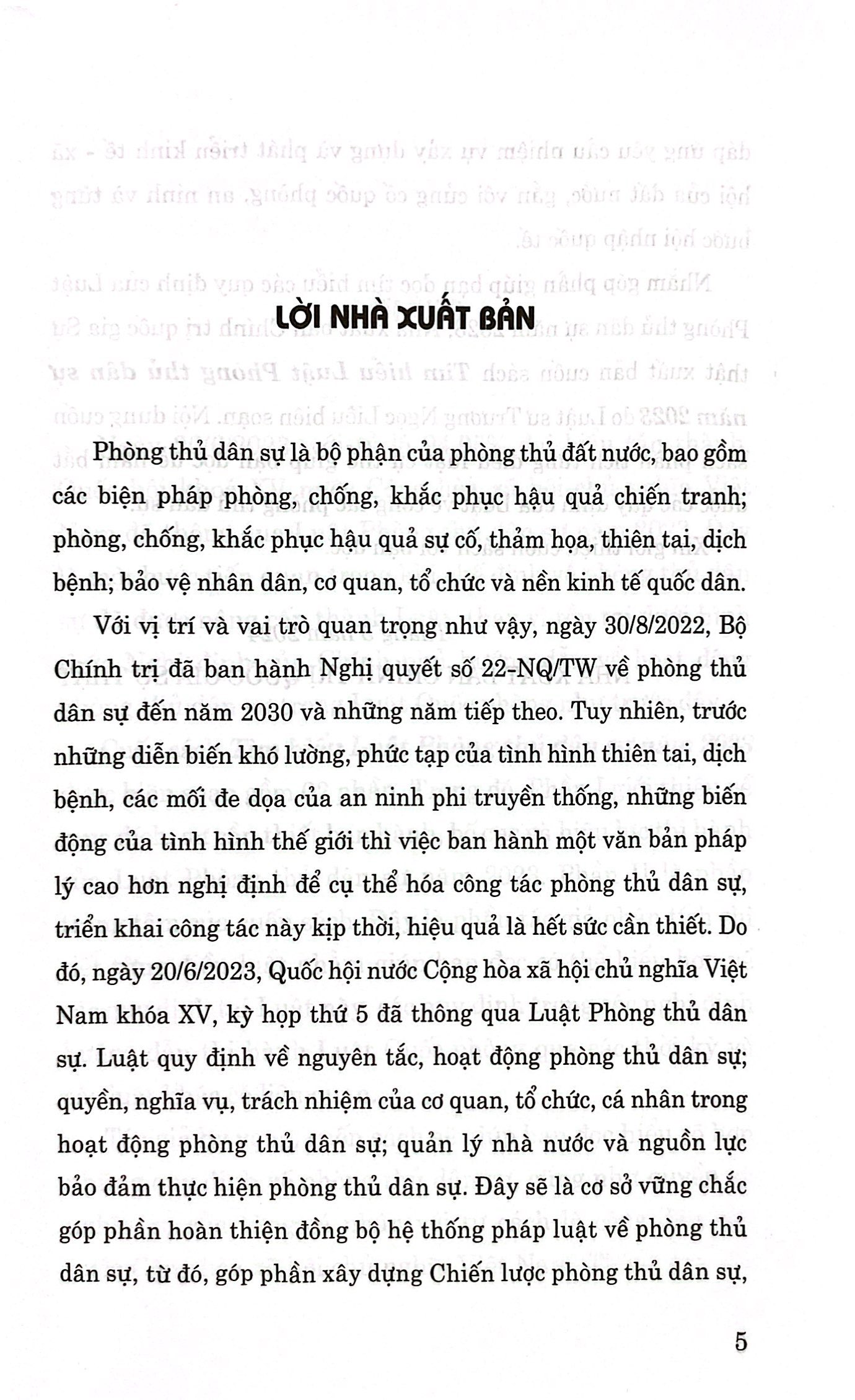 tìm hiểu luật phòng thủ dân sự năm 2023 - Ảnh 3