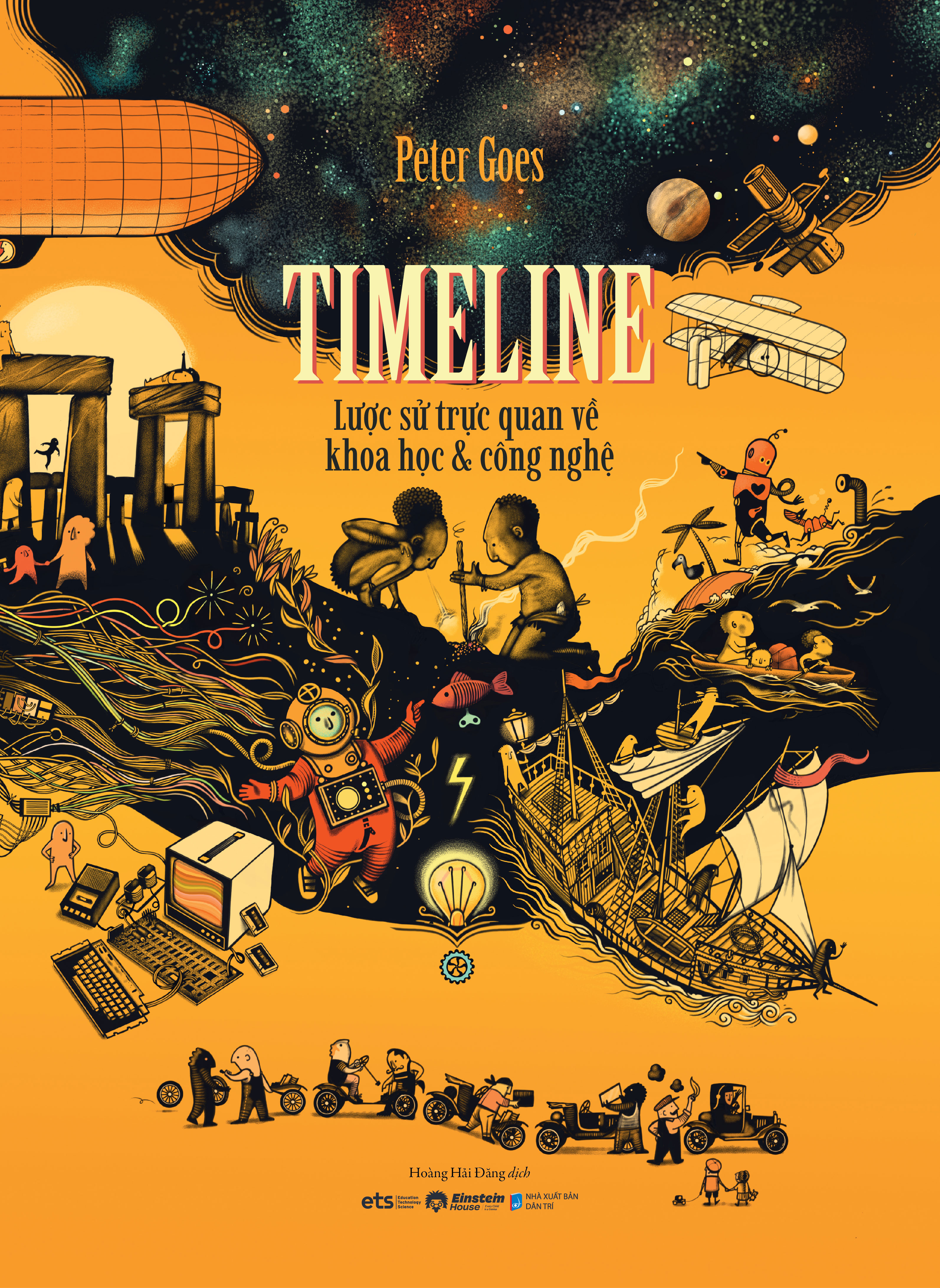 timeline - lược sử trực quan về khoa học và công nghệ - bìa cứng - Ảnh 2