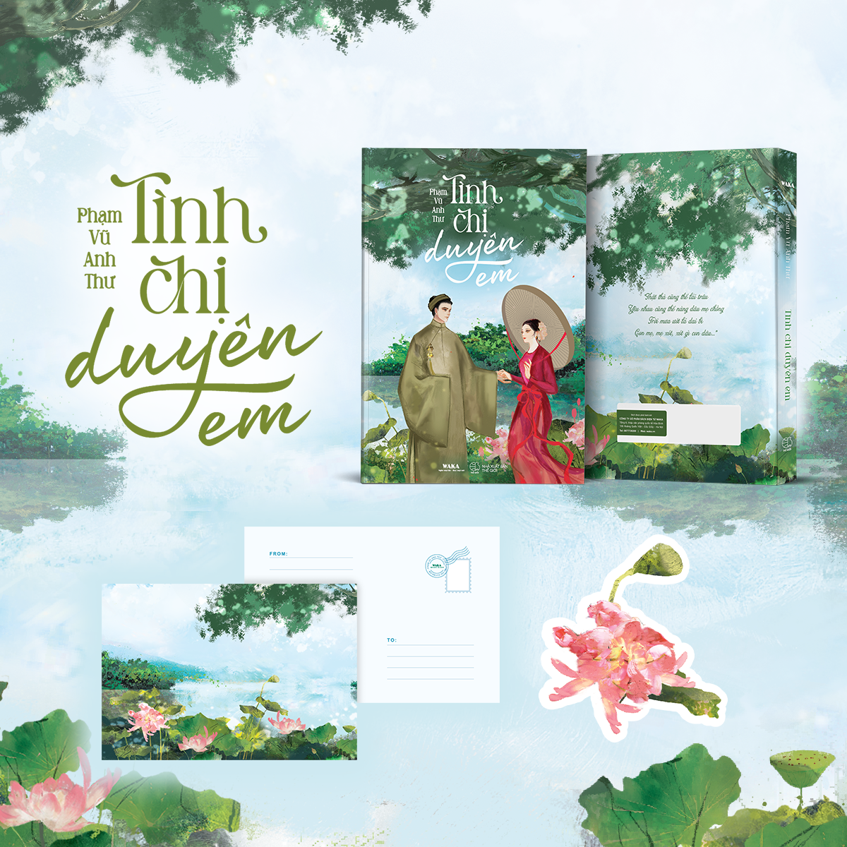 Tình Chị Duyên Em - Tặng Kèm Bookmark Bế Hình Hoa Sen + Postcard In Hai Mặt - Ảnh 2