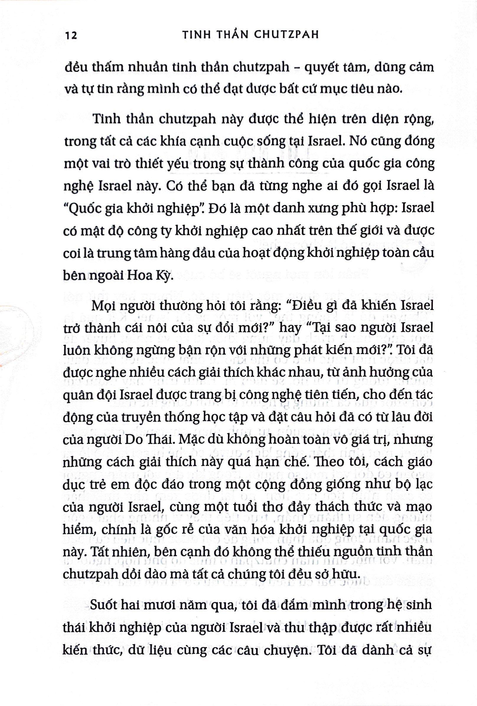 tinh thần chutzpah - tại sao israel được xem là trung tâm của sự đổi mới và hoạt động khởi nghiệp? - Ảnh 8