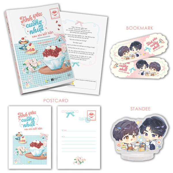 tình yêu cuồng nhiệt sau khi kết hôn - bản đặc biệt - tặng kèm bookmark + postcard + standee