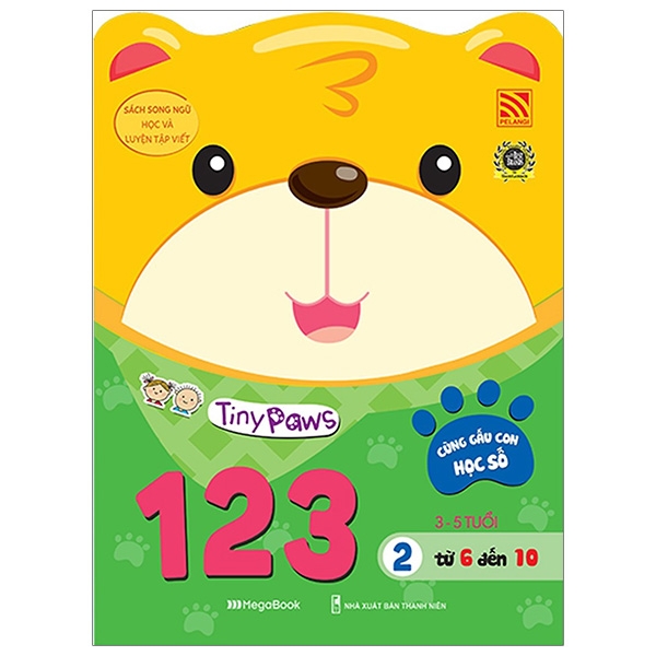 tiny paws - cùng gấu con học số 123 - từ 6 đến 10