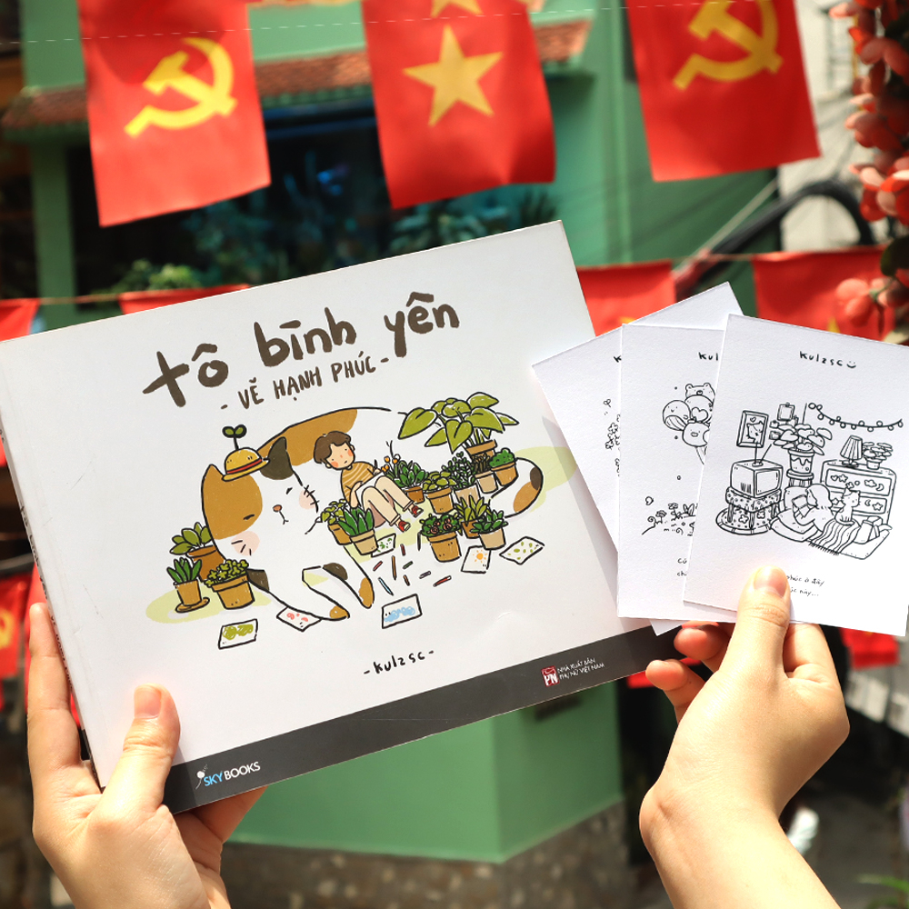 Tô Bình Yên Vẽ Hạnh Phúc - Bản Đặc Biệt 2 - Tặng Kèm Con Dấu Thiết Kế Từ Tác Giả + Bộ 3 Postcard - Độc Quyền Fahasa - Ảnh 4