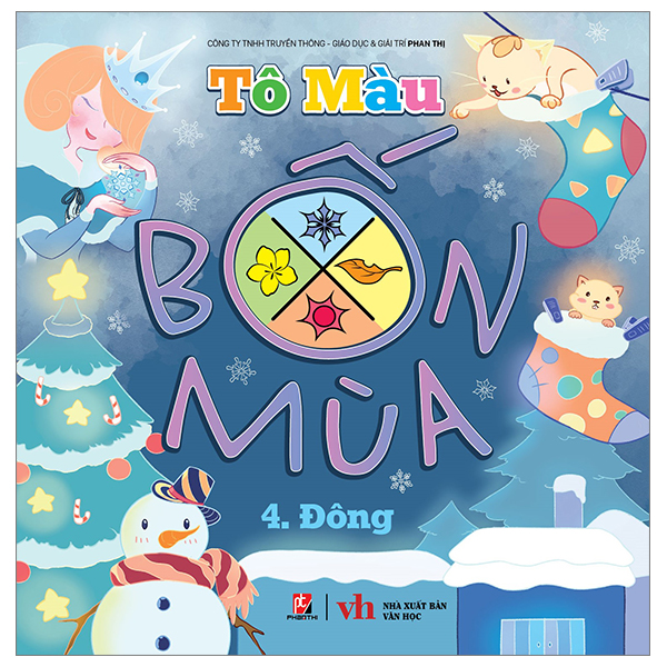 tô màu bốn mùa - đông - tập 4