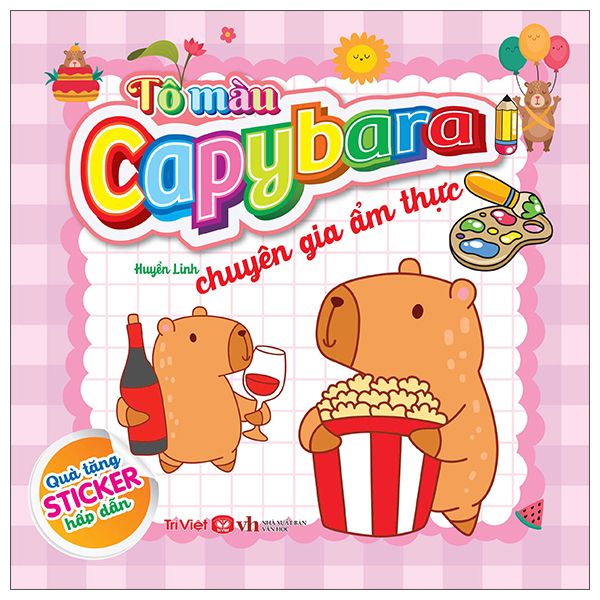 Tô Màu Capybara - Chuyên Gia Ẩm Thực