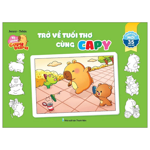 Tô Màu Capybara - Trở Về Tuổi Thơ Cùng Capy