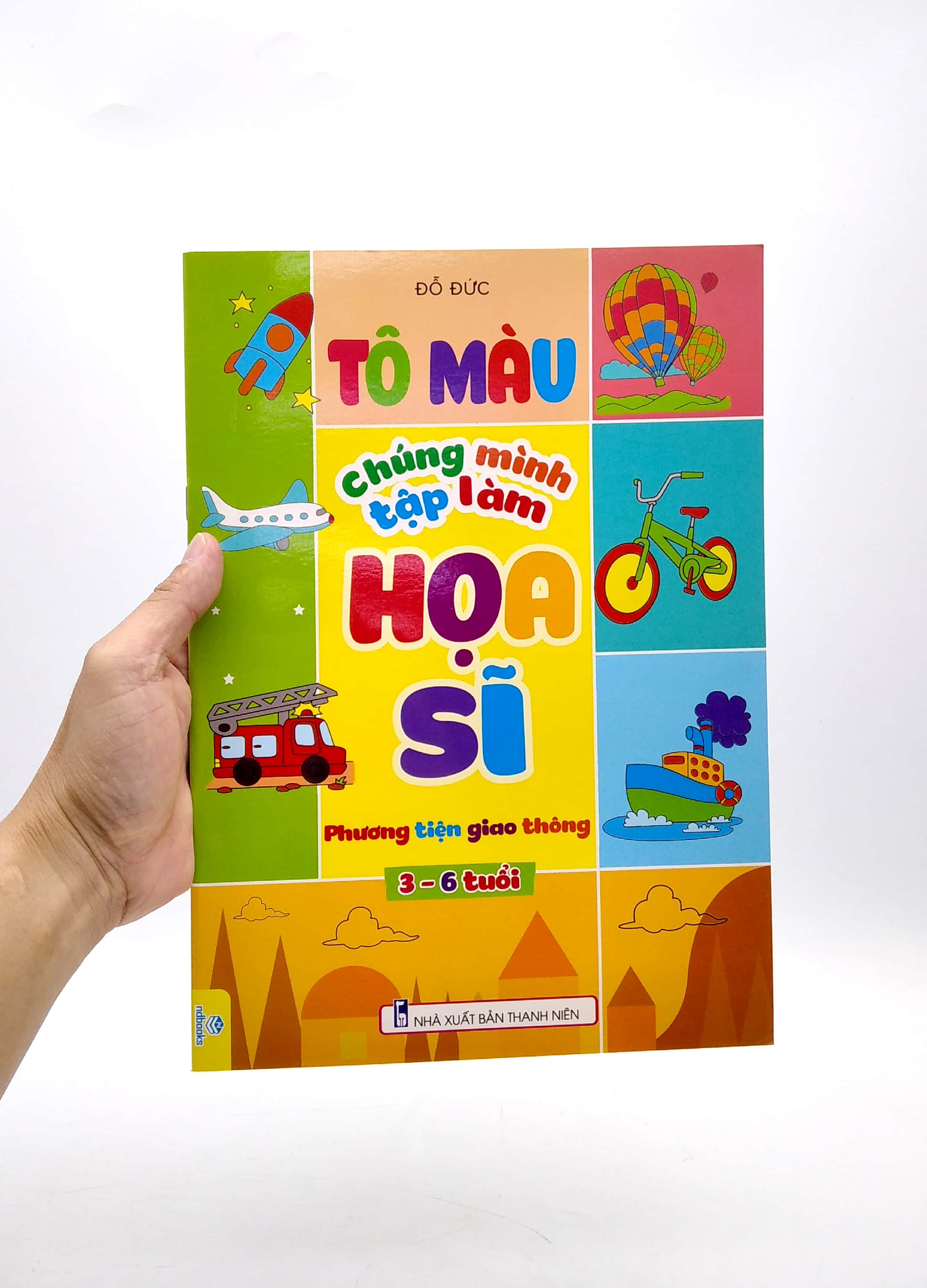 tô màu chúng mình tập làm họa sĩ - phương tiện giao thông (3-6 tuổi) - Ảnh 7