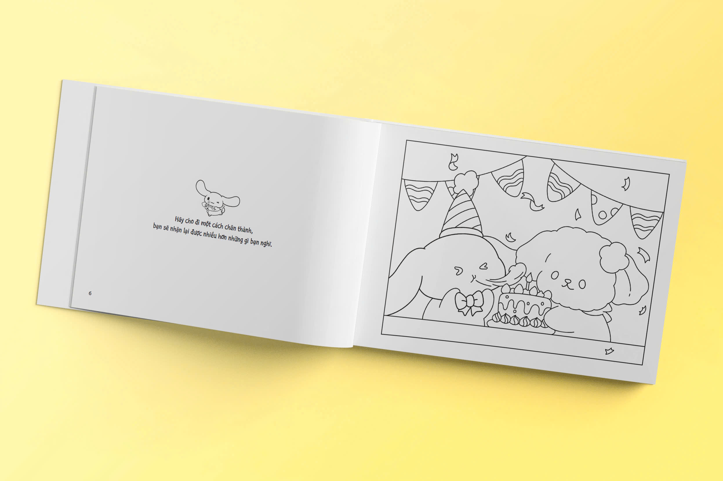 Tô Màu Cinnamoroll Sanrino - Cinnamoroll Dịu Dàng Và Sanrino Dễ Thương - Ảnh 5