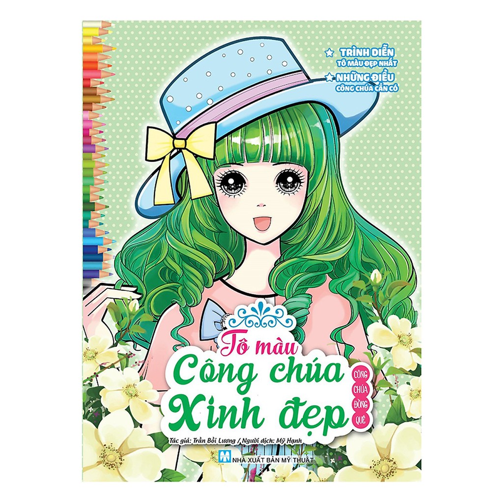 tô màu công chúa xinh đẹp - công chúa đồng quê - Ảnh 2