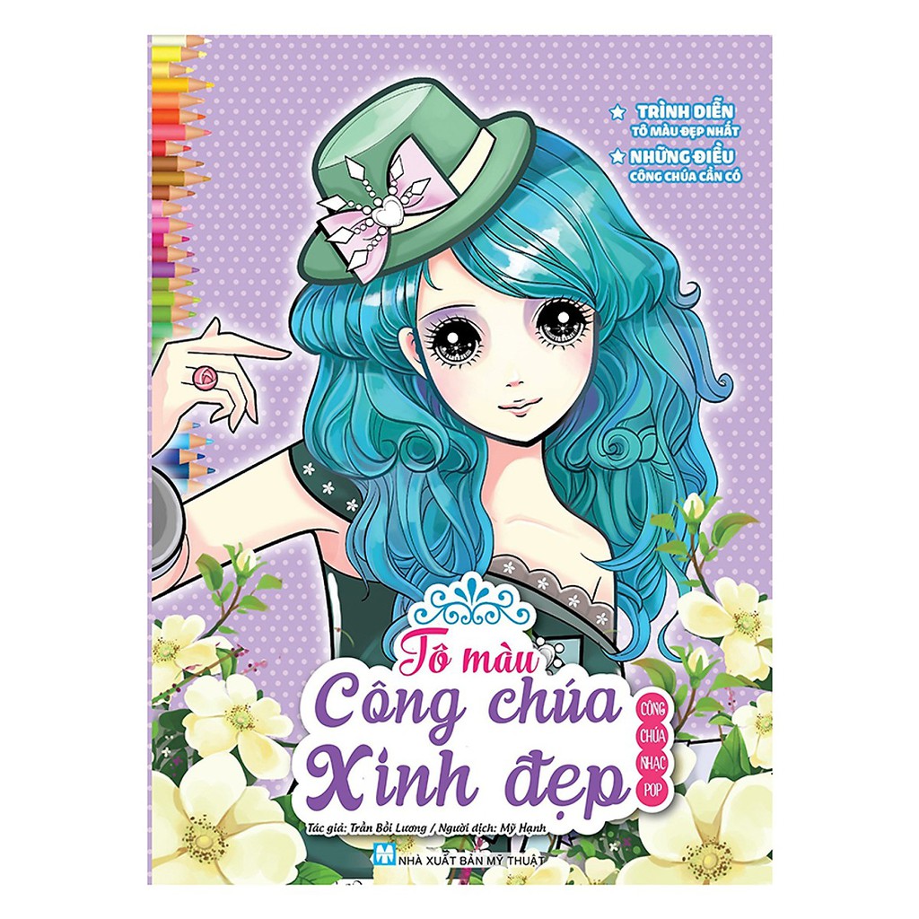 tô màu công chúa xinh đẹp - công chúa nhạc pop (tái bản 2023) - Ảnh 2
