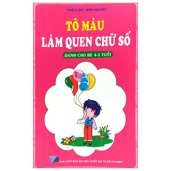 tô màu làm quen chữ số (dành cho bé 4-5 tuổi)