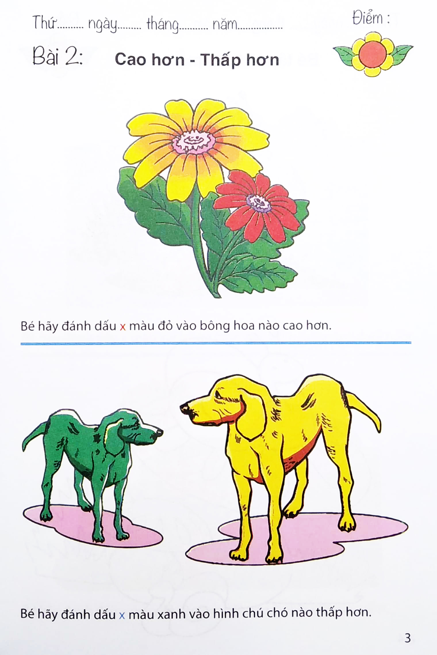 tô màu làm quen với toán - so sánh (dành cho bé 5-6 tuổi) - Ảnh 4