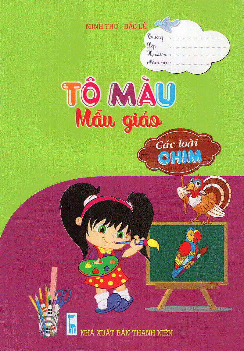 tô màu mẫu giáo - các loài chim - Ảnh 2