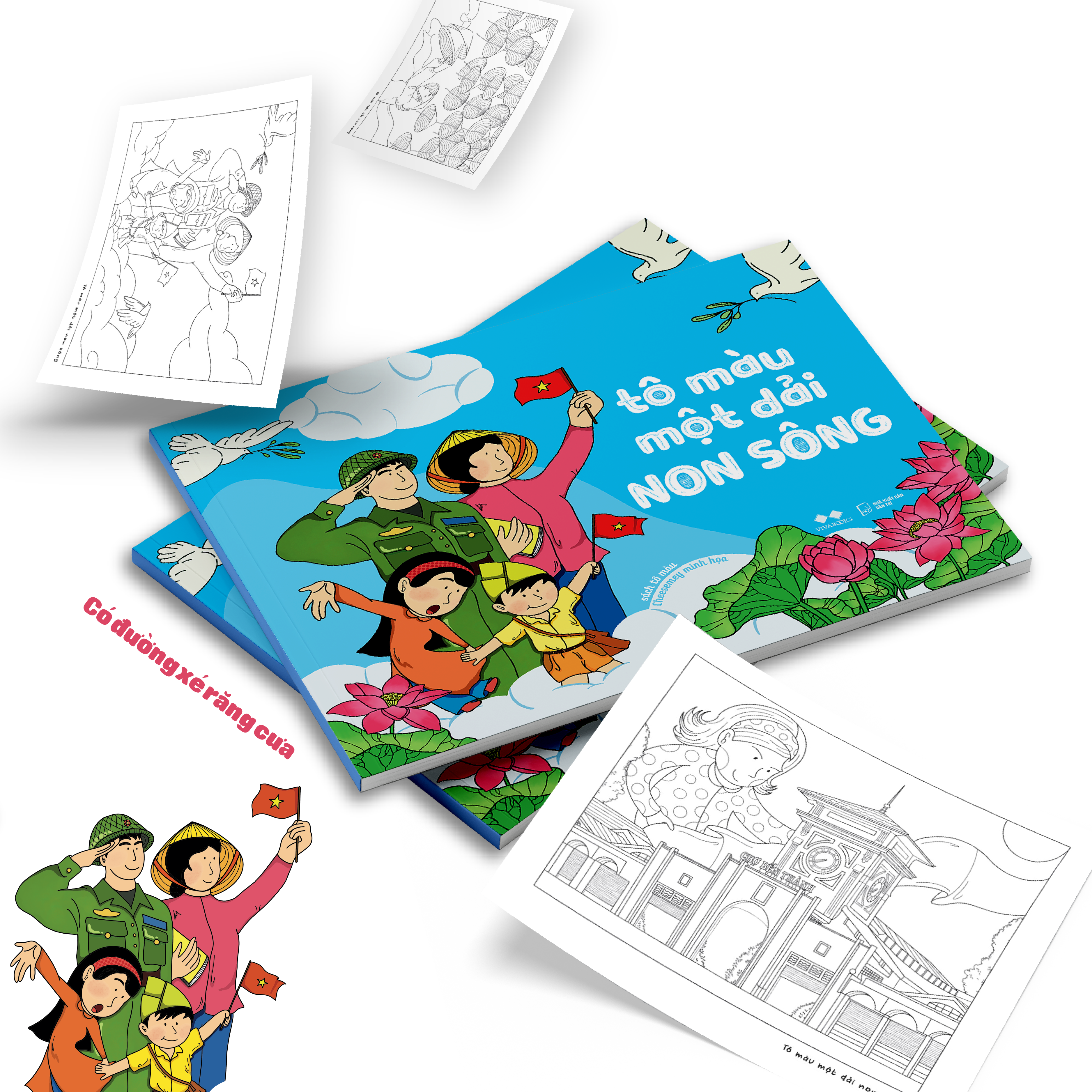 Tô Màu Một Dải Non Sông - Tặng Kèm Móc Khóa - Ảnh 5