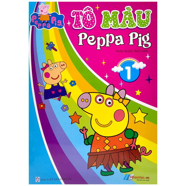 tô màu peppa pig - tập 1 (tái bản 2024)