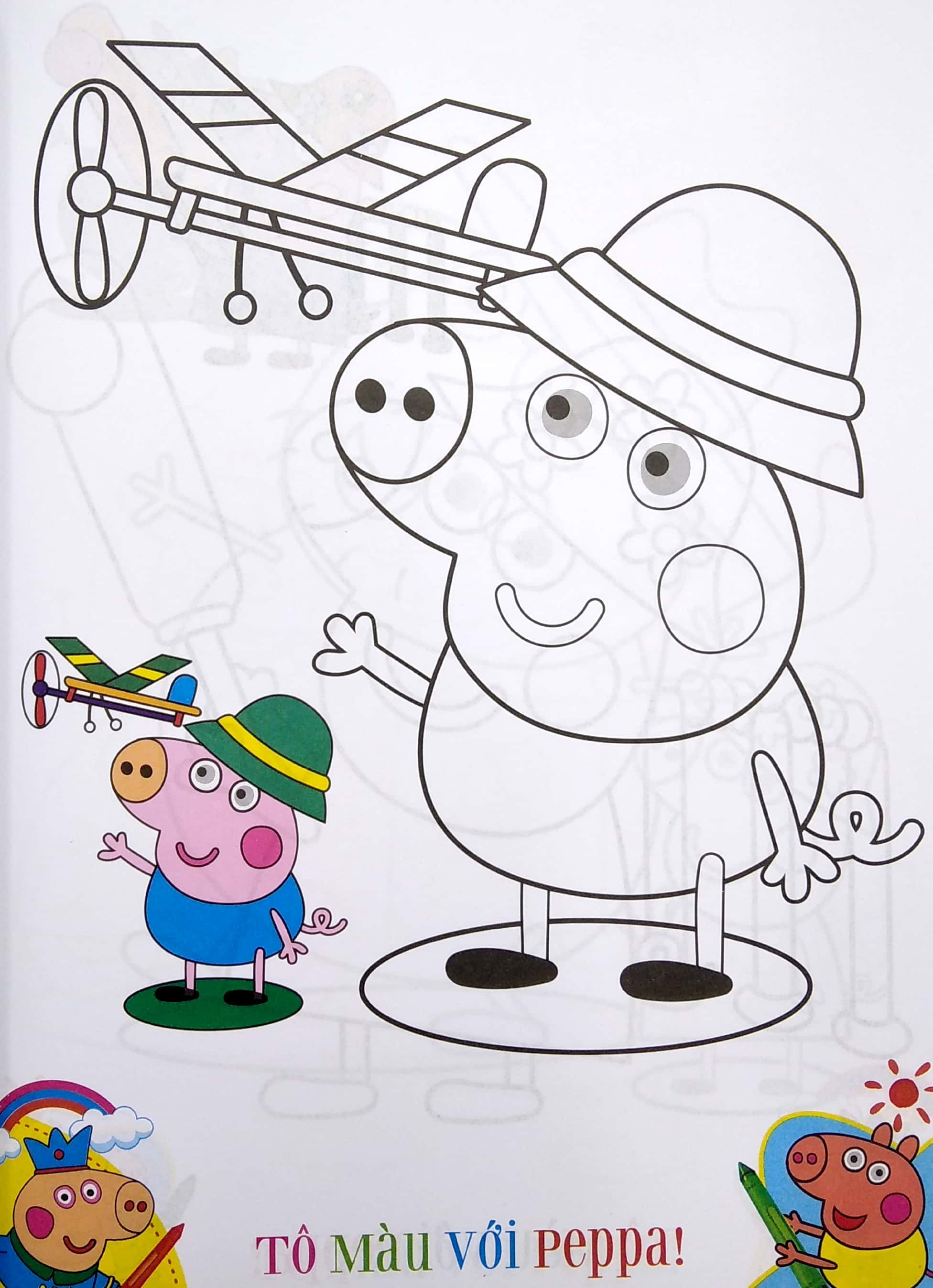 tô màu peppa pig - tập 3 (tái bản 2024) - Ảnh 2