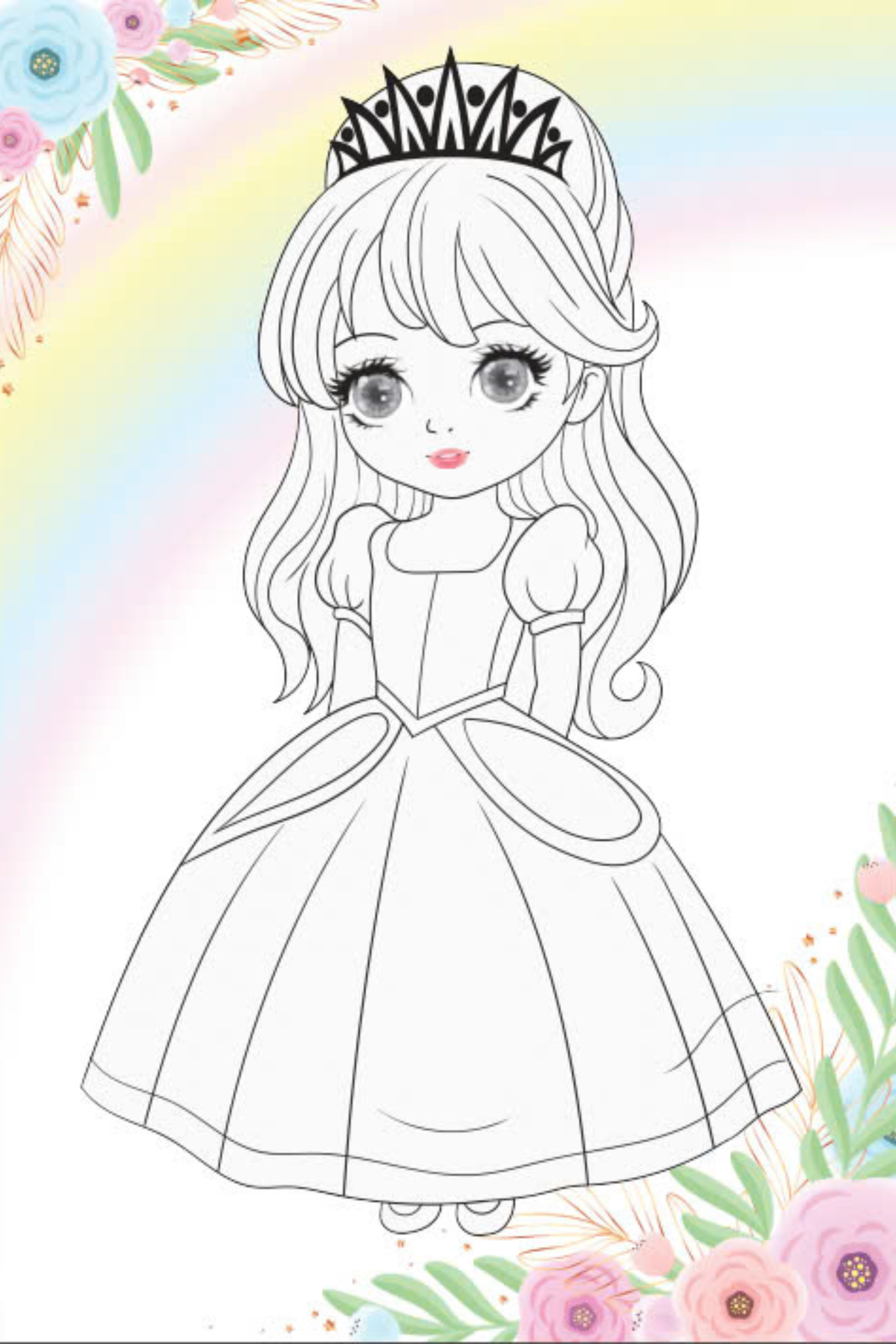 tô màu princess - công chúa cá tính - Ảnh 5