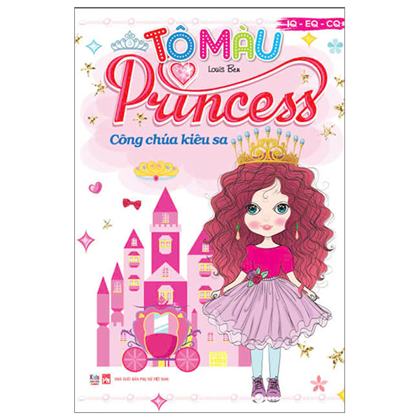 tô màu princess - công chúa kiêu sa