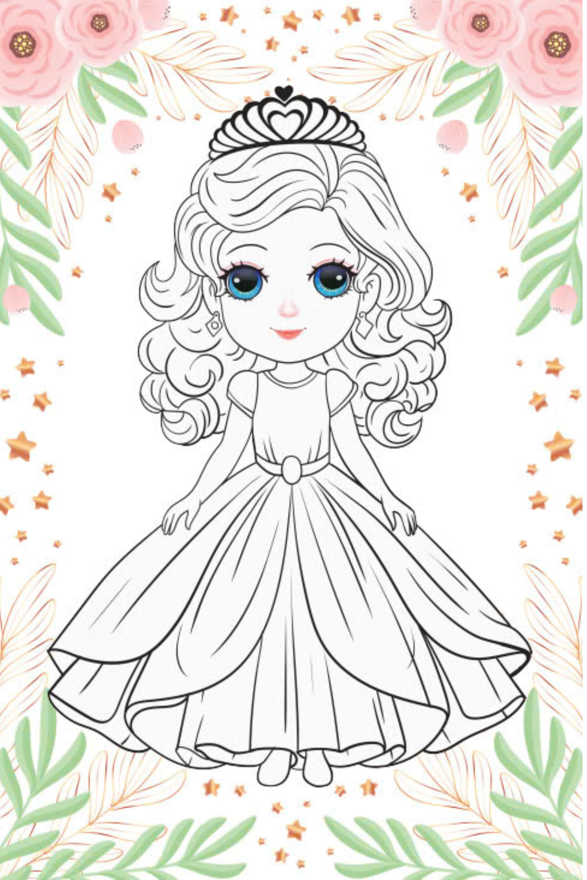 tô màu princess - công chúa lộng lẫy - Ảnh 6