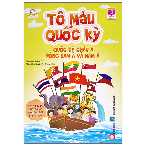 tô màu quốc kỳ - quốc kỳ châu á: đông nam á và nam á